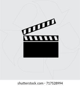 video icon, cinema sign vector illustration