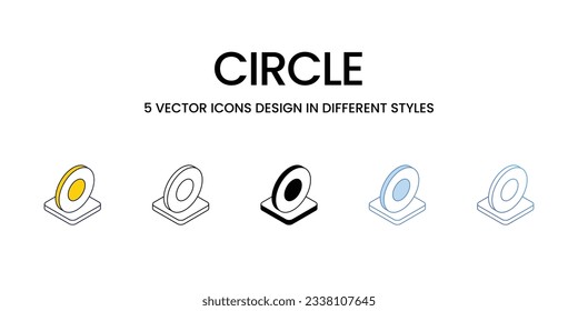 Diseño de iconos de vídeo en estilo Cinco con pulsación editable. Línea, Sólido, Línea plana, Color de tono Duo y Línea de degradado de color. Adecuado para diseño de páginas Web, aplicaciones móviles, UI, UX y GUI.