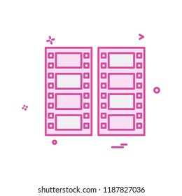 Video icon design vector