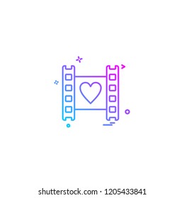 Video icon design vector