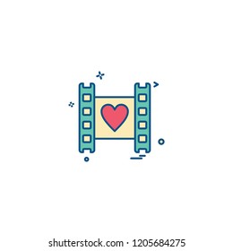 Video icon design vector