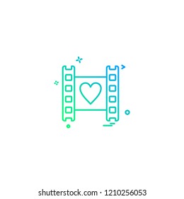 Video icon design vector