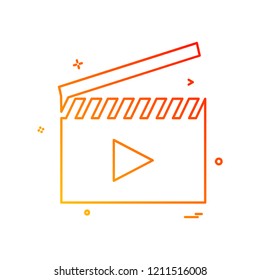 Video icon design vector