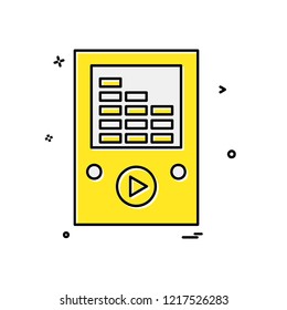 Video icon design vector