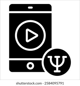 Video Icon Element For Design