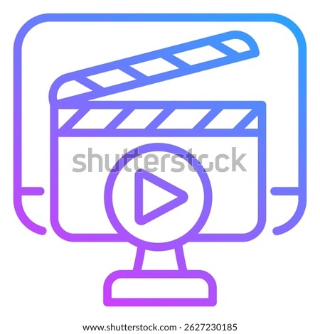 Video Icon Element For Design