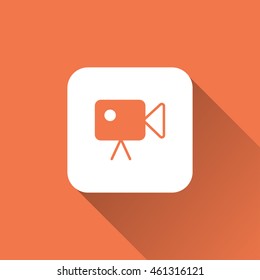 video icon. flat design