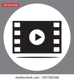 video icon. flat design best vector icon.