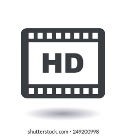 Video icon. Flat design style. Vector EPS 10.