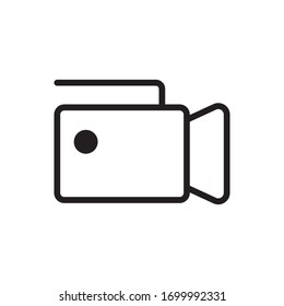 Icono de vídeo para proyectos de diseño gráfico