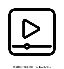 Ícone de vídeo ilustração vetor modelo de design