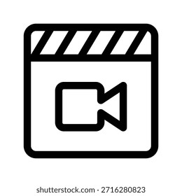Video Plantilla de diseño de Vector de ilustración de icono