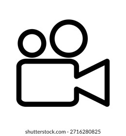 Ícone de vídeo ilustração vetor modelo de design