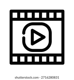 Video Plantilla de diseño de Vector de ilustración de icono