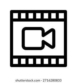 Video icon illustration vector design template