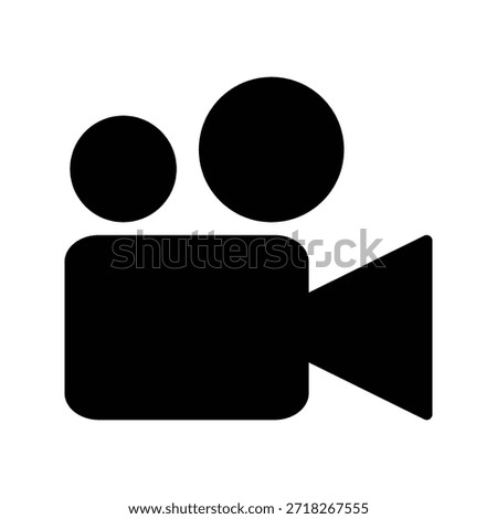 Video icon illustration vector design template