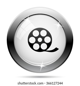Video icon. Internet button on white background. EPS10 vector.