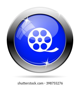 Video icon. Internet button on white background. EPS10 vector
