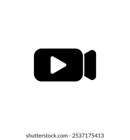 Video icon logo design. video camera sign and symbol. movie sign. cinema