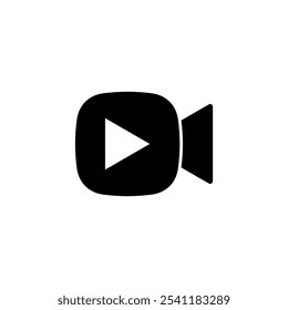 Video icon logo design. video camera sign and symbol. movie sign. cinema