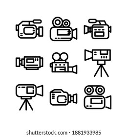 video icon or logo isolated sign symbol vector illustration - Collection of high quality black style vector icons
