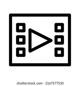 video icon or logo isolated sign symbol vector illustration - high quality black style vector icons
