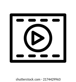 video icon or logo isolated sign symbol vector illustration - high quality black style vector icons
