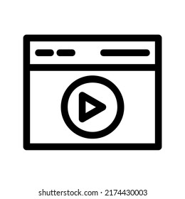 video icon or logo isolated sign symbol vector illustration - high quality black style vector icons
