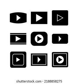video icon or logo isolated sign symbol vector illustration - Collection of high quality black style vector icons
