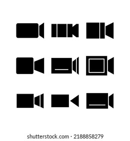 video icon or logo isolated sign symbol vector illustration - Collection of high quality black style vector icons
