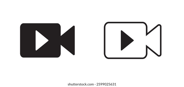 video icon , media icon vector