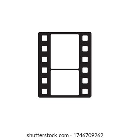 Video icon, movie and cinema icon vector isolated