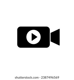 Video Icon. Multimedia, Cinema. Play Entertainment Symbol for Design Elements, Websites, Presentation and Application - Vector.