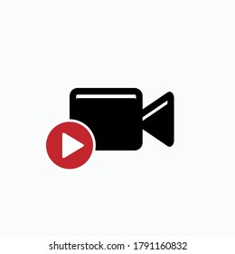 Video Icon. Multimedia Symbol - Vector.