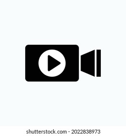 Video Icon. Multimedia Symbol  - Vector.
