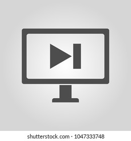 video icon on the gray backarround
