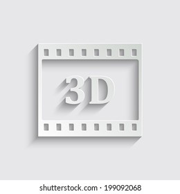 video icon on a grey background