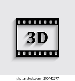 video icon on a grey background