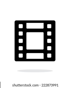 Video icon on white background. Vector illustration.