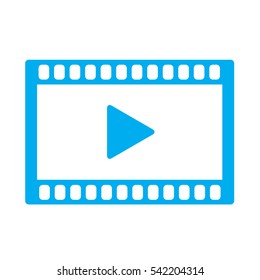 video icon on white background. video icon sign. 