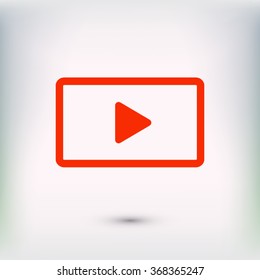 video icon. One of set web icons