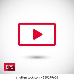 video icon. One of set web icons