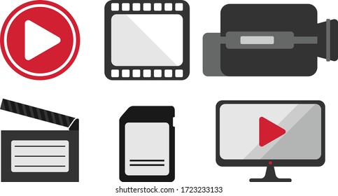Video icon pack 001