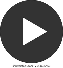 video icon Play button icon for videos, music, etc.