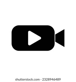 video icon player button and transparent background design.