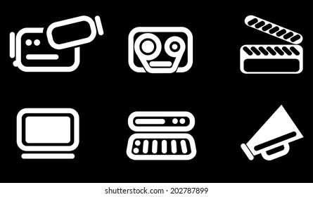 video icon set
