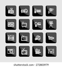 video icon set