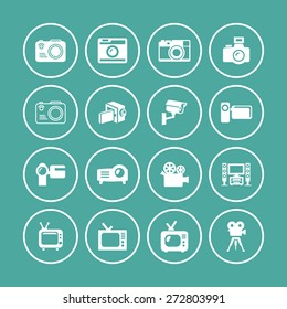 video icon set