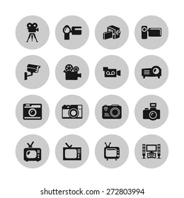video icon set