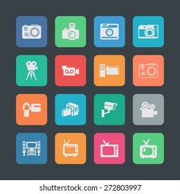 video icon set